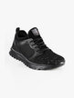 Sneakers sportive in tessuto  nero