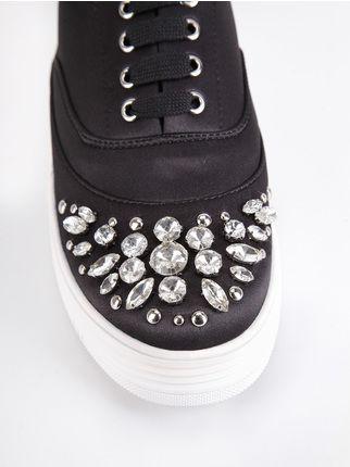 Sneakers with stones and studs