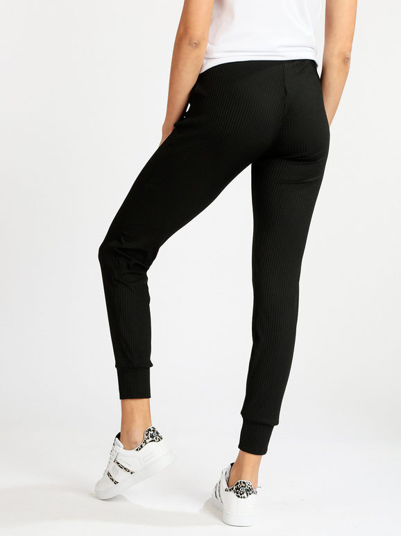 Soft women's trousers with cuff