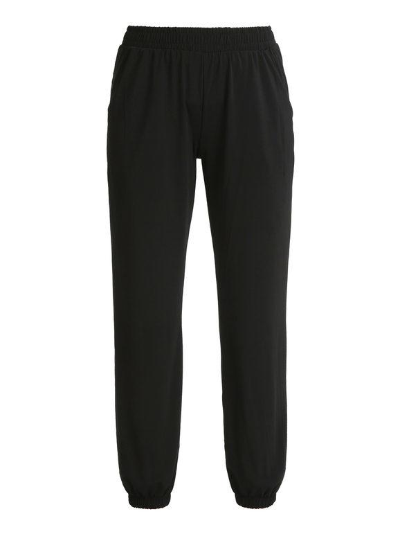 Soft women's trousers with cuffs