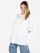 Solid color oversized women's t-shirt