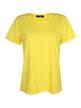 Solid color round neck T-shirt