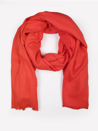 Solid color woman scarf