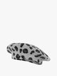 Sombrero boina con estampado de leopardo