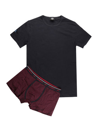 Sous-vêtements homme coordonnés : t-shirt et boxer