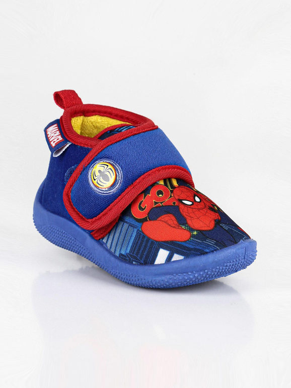 Spider man closed slippers with tear