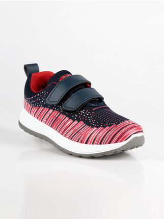 Sport shoes with rips  blue / red