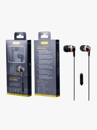 Sports earphones with microphone