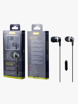 Sports earphones with microphone