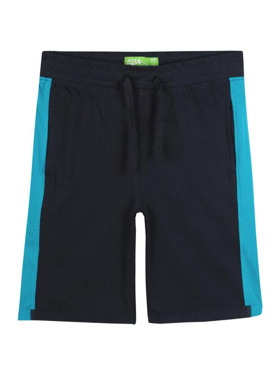 Sporty cotton bermuda shorts