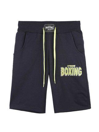 Sporty cotton bermuda shorts