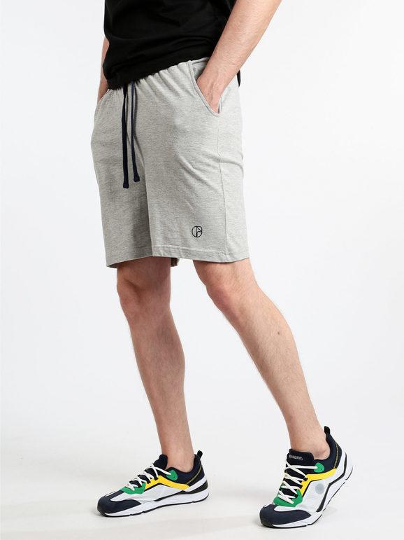 Sporty men's bermuda shorts in cotton