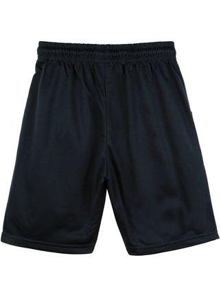 Sporty navy bermuda shorts in cotton