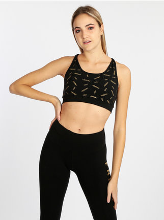 Sporty woman top with prints