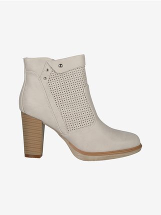 Spring women's ankle boots with heels