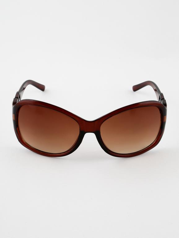 Square sunglasses with gradient lenses