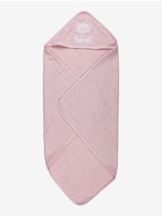 Square terry bathrobe for babies
