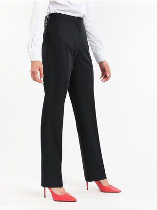 Straight leg trousers for women