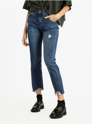 Straight leg women's jeans