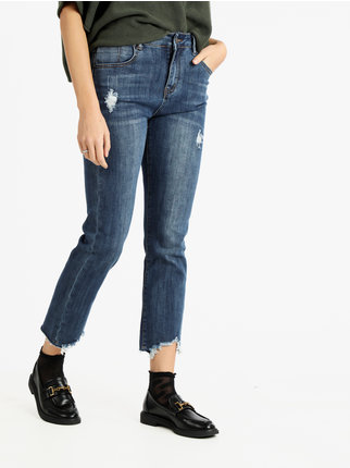 Straight leg women's jeans