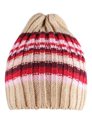 Striped knit hat