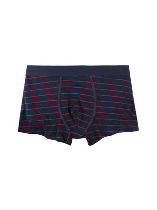 Striped men's boxer shorts