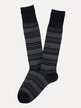 Striped men's long socks