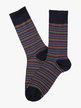 Striped men's short socks