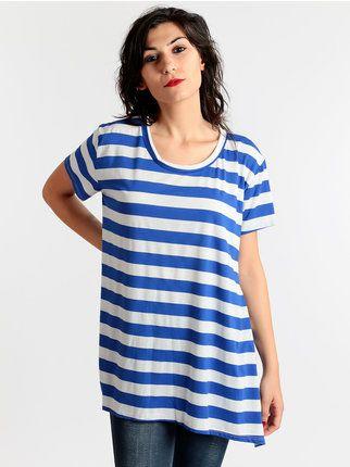 Striped patterned T-shirt