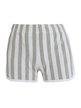 Striped women's shorts