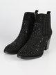 Suede ankle boots with studs