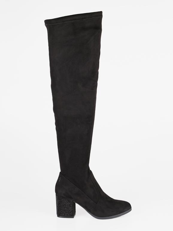 Suede over the knee boots