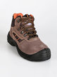 Suede safety boots for women