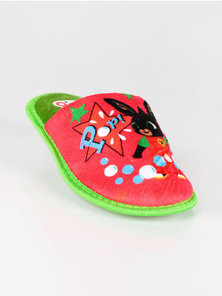 Suede slippers for children