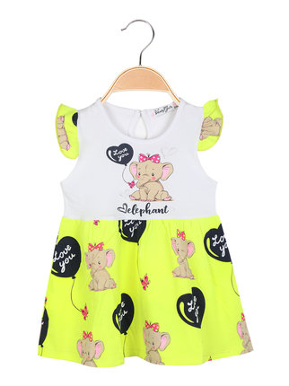 Summer baby girl dress with prints