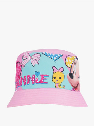Sun hat with minnie print