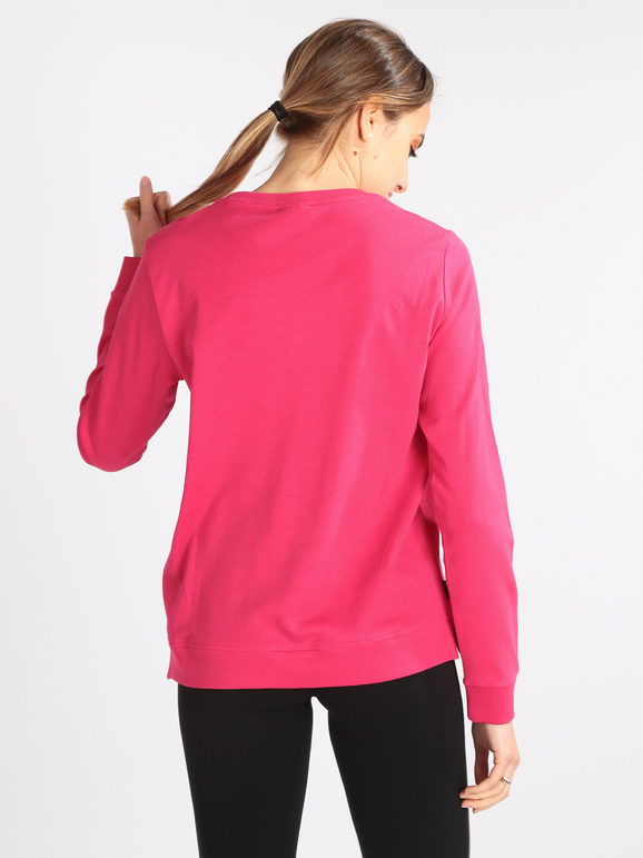 Sweat-shirt sportif en coton pour femme