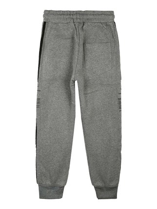 Sweatpants for boys in cotton with fleece interior