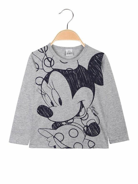 T-shirt à manches longues Minnie mouse pour fille