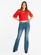 T-shirt donna cropped oversize