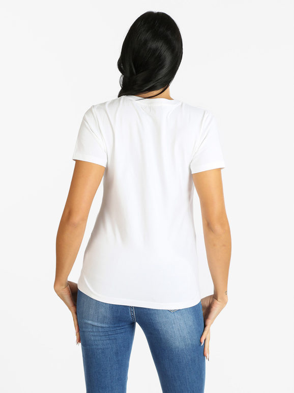 T-shirt donna girocollo a manica corta