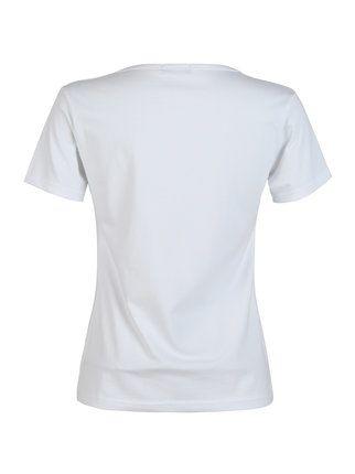 T-shirt donna in cotone elasticizzato