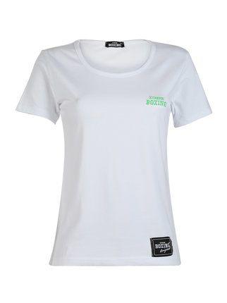 T-shirt donna in cotone elasticizzato