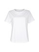 T-shirt donna in cotone monocolore