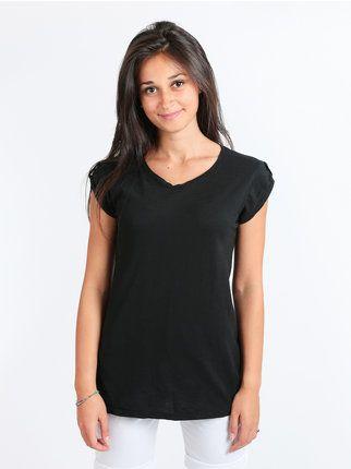 T-shirt donna in cotone