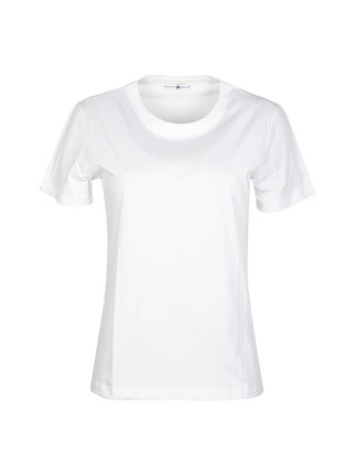 T-shirt donna manica corta in cotone