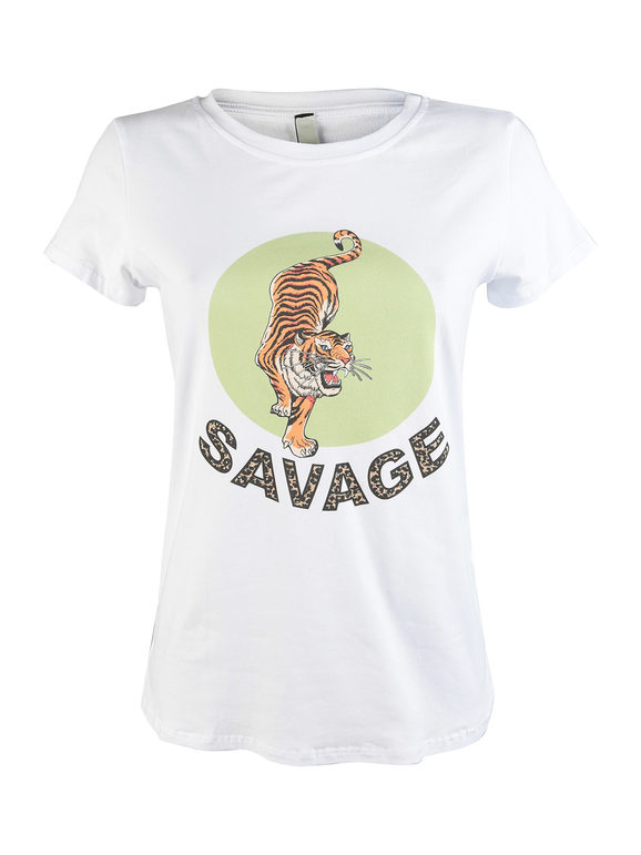 T-shirt donna tigre