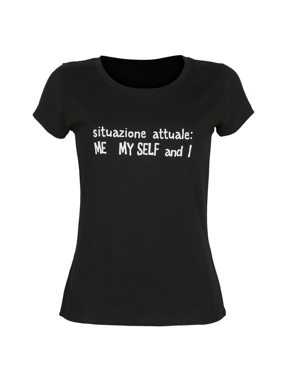 T-shirt femme avec écriture