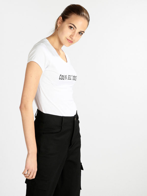 T-shirt femme avec écriture