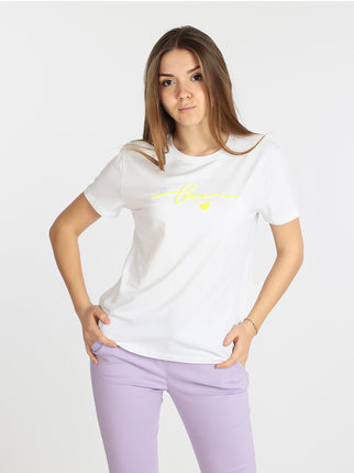 T-shirt femme avec inscription